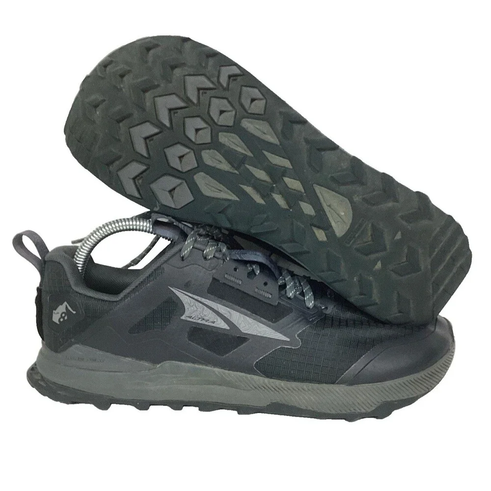 Altra Lone Peak 8 Men Sz 9 Black Zero Drop Wide Hiking/Outdoor/Trail AL0A85NC020